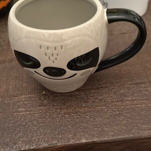 Sloth Ceramic Mug - Black and White
